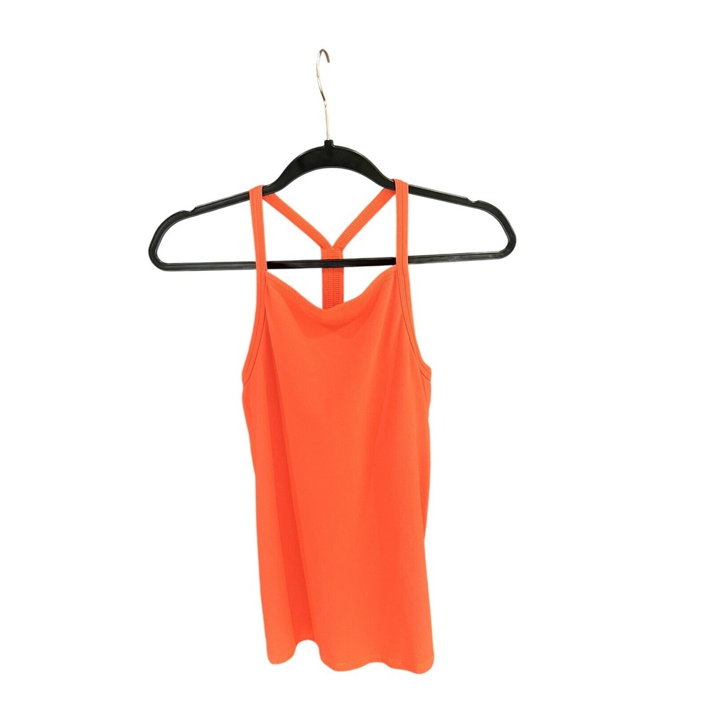 Abercrombie Kids Girls Size 15/16 ‎ Women  XS/S Orange Tank Top Sleeveless OBO